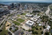 ENCORE! July 1, 2016 aerial photo, Tampa, Florida