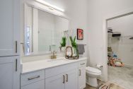 bathroom in a Navara at ENCORE! apartment home in downtown Tampa