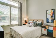 bedroom in a Navara at ENCORE! apartment home in downtown Tampa