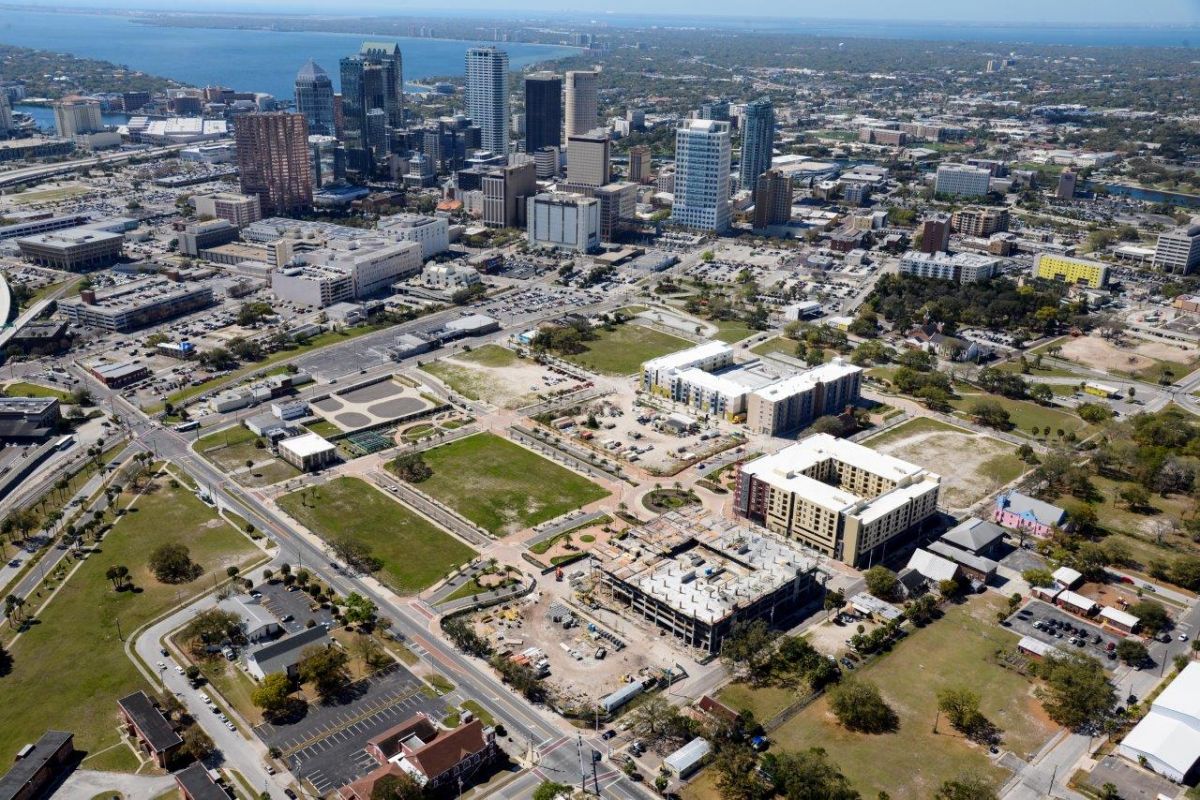 ENCORE! March 3, 2014 aerial photo, Tampa, Florida
