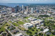 ENCORE! September 1, 2017 aerial photo, Tampa, Florida